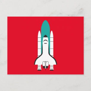Cartão Postal espaçonave