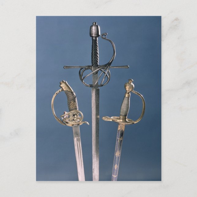 Cartão Postal Espada do oficial de infantaria (Frente)