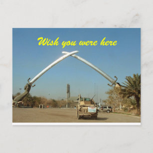 Cartão Postal Espadas do Iraque postais