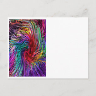 Cartão Postal Espaguete de Threads FIBRE - Arte Gráfica Sparkle