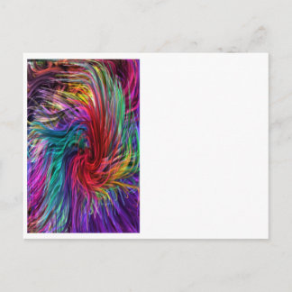 Cartão Postal Espaguete de Threads FIBRE - Arte Gráfica Sparkle
