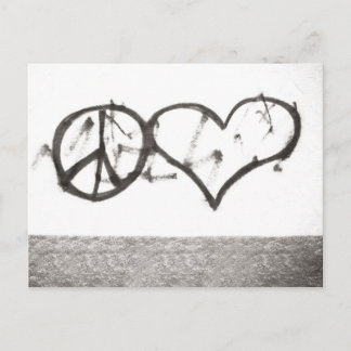 Cartão Postal Espalhando o amor