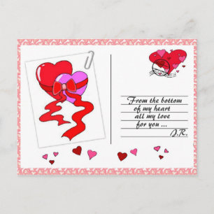 Cartão Postal Espalhar amor