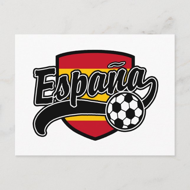 Cartão Postal Espana Soccer (Frente)