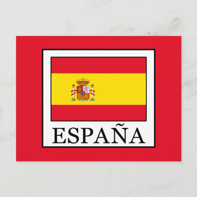 Cartão Postal Espanha (Frente)