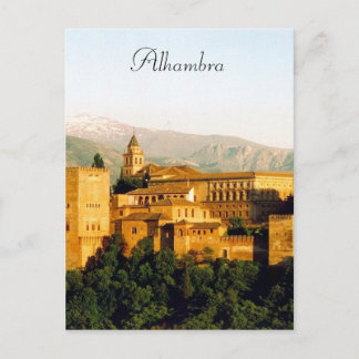 Cartão Postal espanha alhambra