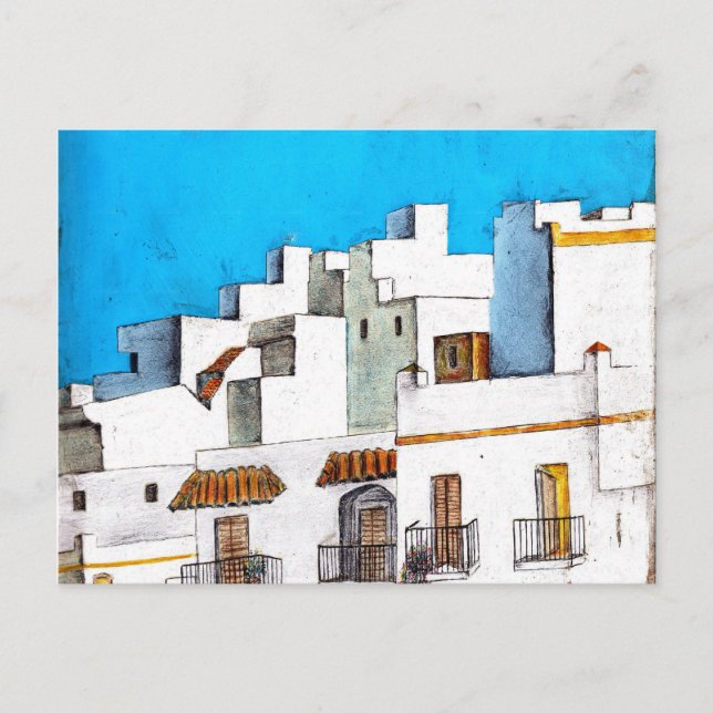Cartão Postal Espanha Arcos de la Frontera (Frente)