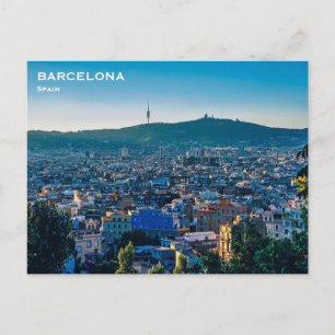 Cartão Postal Espanha Barcelona Antiga Viagem Turismo Adicionar 