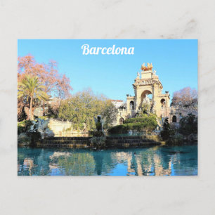 Cartão Postal Espanha Barcelona Parc de la Ciutadella Viagem Fot