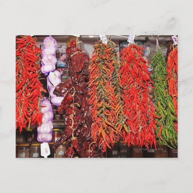 Cartão Postal Espanha, Catalunha, Barcelona, mercado La Bocaria (Frente)