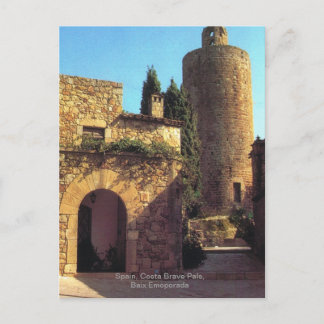 Cartão Postal Espanha, Costa Brave Pals, Baix Emoporada
