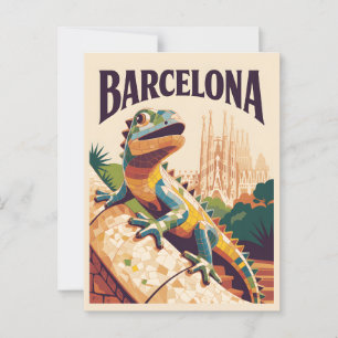 Cartão Postal Espanha de Barcelona