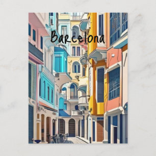 Cartão Postal Espanha de Barcelona