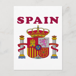 Cartão Postal Espanha De Designs De Armas