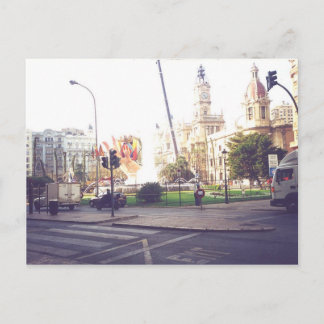Cartão Postal Espanha de Las Fallas De Valência