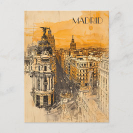 Cartão Postal Espanha de Madrid