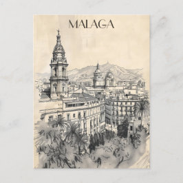 Cartão Postal Espanha de Málaga