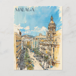 Cartão Postal Espanha de Málaga