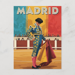 Cartão Postal Espanha de Viagem de Bullfighter