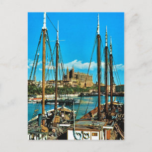 Cartão Postal Espanha de Vintage, Maiorca, Catedral de Palma