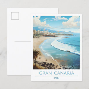 Cartão Postal Espanha Gran Canaria