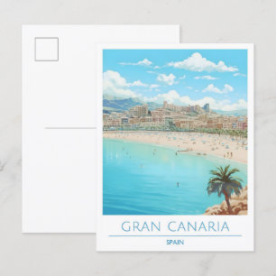 Cartão Postal Espanha Gran Canaria