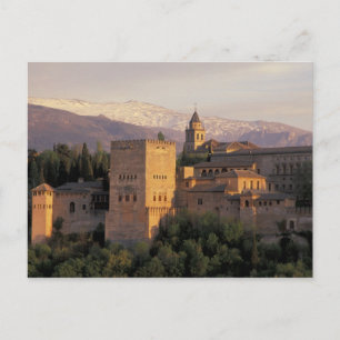Cartão Postal Espanha, Granada, Andaluzia, Alhambra,