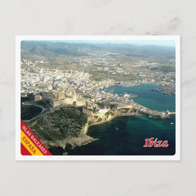 Cartão Postal Espanha - Ilhas Baleares - Ibiza - Eivissa - (Frente)