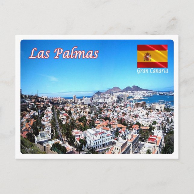 Cartão Postal Espanha - Ilhas Canárias - Gran Canaria - (Frente)