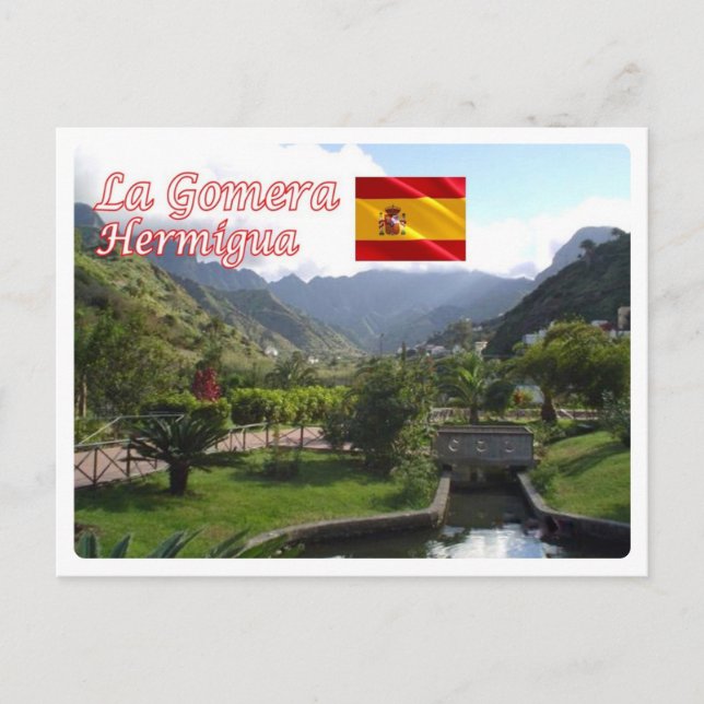 Cartão Postal Espanha - Ilhas Canárias - La Gomera (Frente)