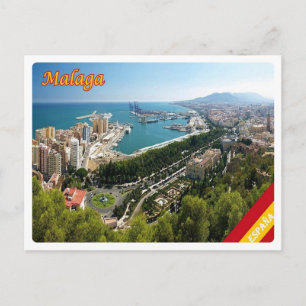 Cartão Postal Espanha - Málaga -