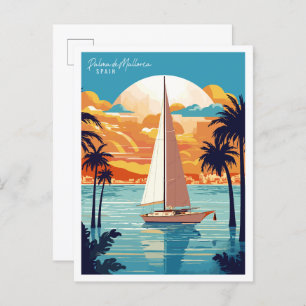 Cartão Postal Espanha Palma de Maiorca