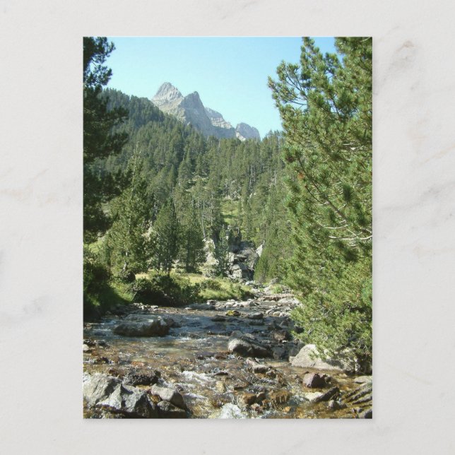 Cartão Postal Espanha Pirineos (Frente)