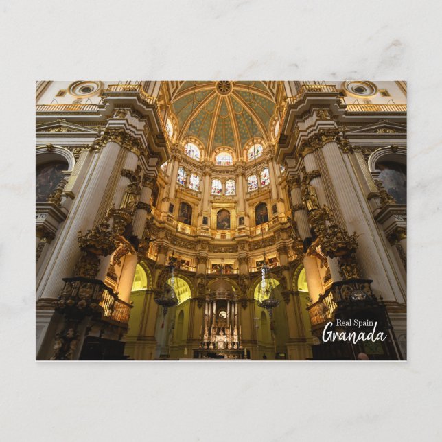 Cartão Postal Espanha Real - Granada (Frente)