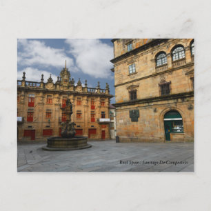 Cartão Postal Espanha Real - Santiago De Compostela