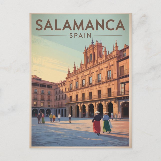 Cartão Postal Espanha Salamanca (Frente)