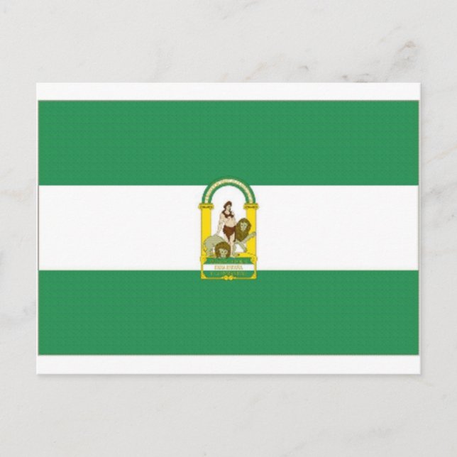 Cartão Postal Espanha Sinalizador Andalucia (Frente)