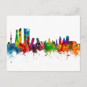 Cartão Postal Espanha Skyline