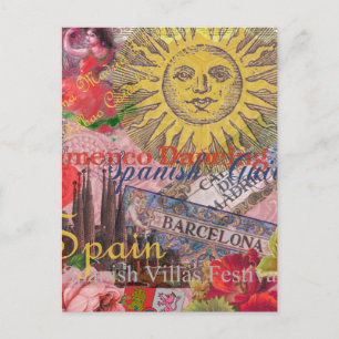 Cartão Postal Espanha Sunshine - Arte Espanhola