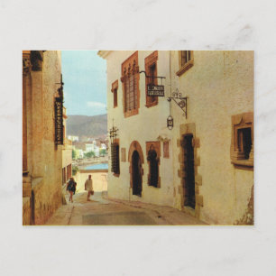 Cartão Postal Espanhas, Sitges, Casas da velha cidade