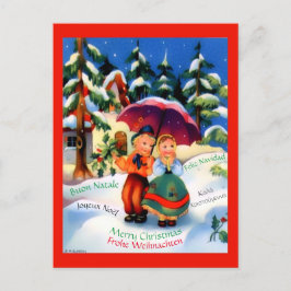 Cartão Postal Espanhol grego grego grego grego alemão Natal boni