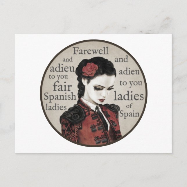 Cartão Postal Espanhol - Senhoras (Frente)
