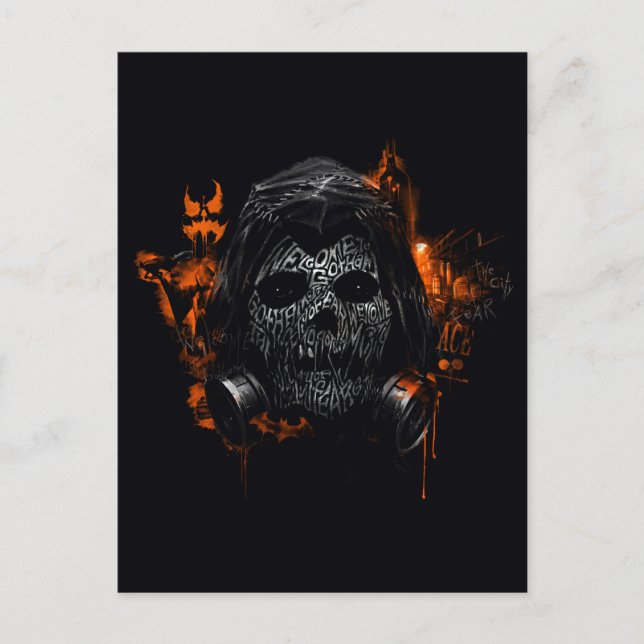 Cartão Postal Espantalho - Bem-Vindo À Cidade De Gotham (Frente)