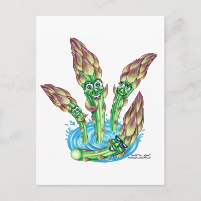 Cartão Postal espargos (Frente)