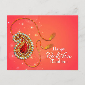 Cartão postal especial Rakhi
