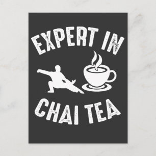 Cartão Postal Especialista Em Tai Chi Em Chai Tea Martial Arts B