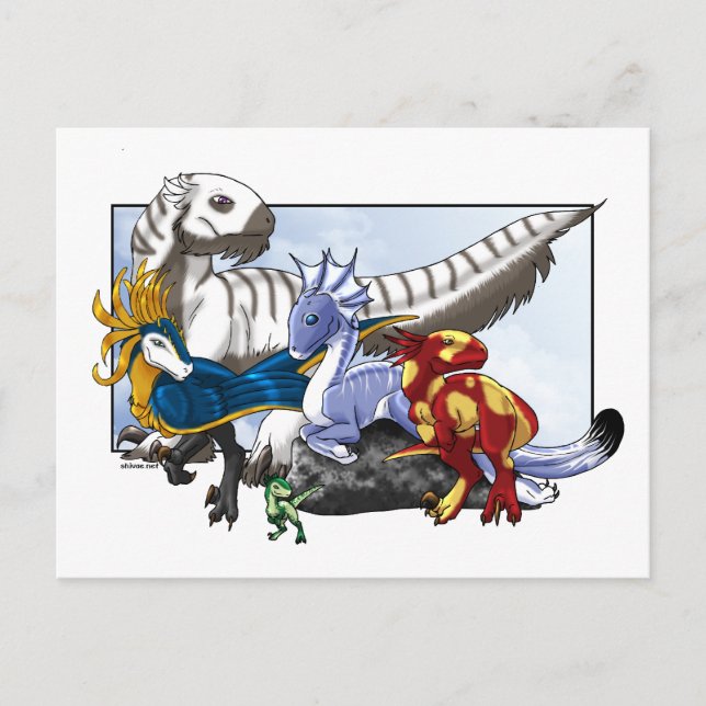 Cartão Postal Espécie Shivae (Frente)