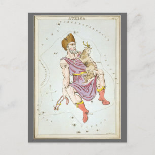 Cartão Postal Espelho da Urânia, Mapa Celestial da Astronomia Vi