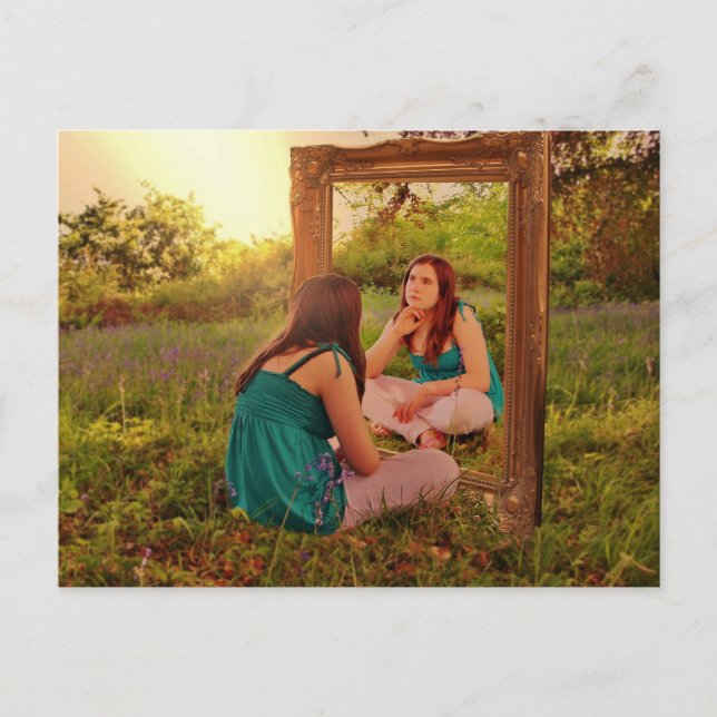 Cartão Postal Espelho Espelho... (Frente)