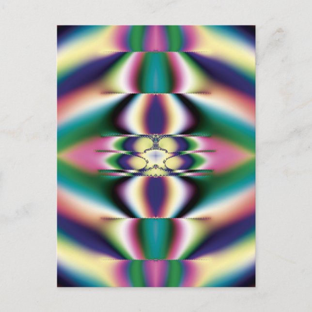 Cartão Postal Espelhos do arco-íris (Frente)